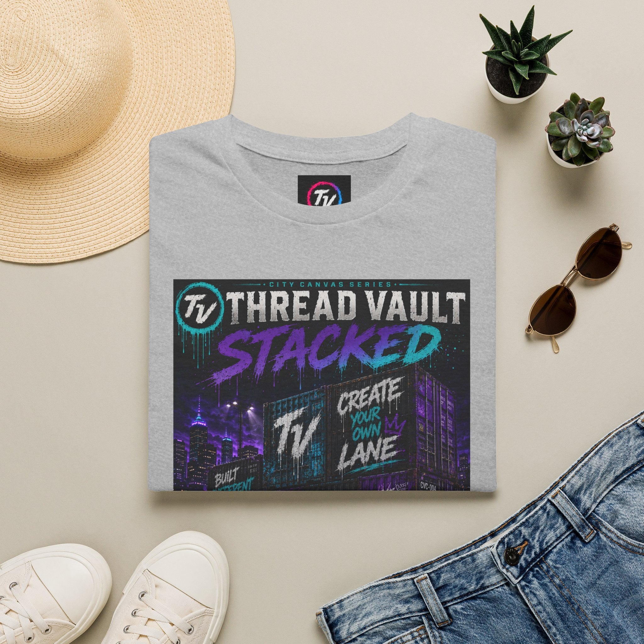 Stacked | City Canvas Series | CVC-004 | Premium Graphic Tee
