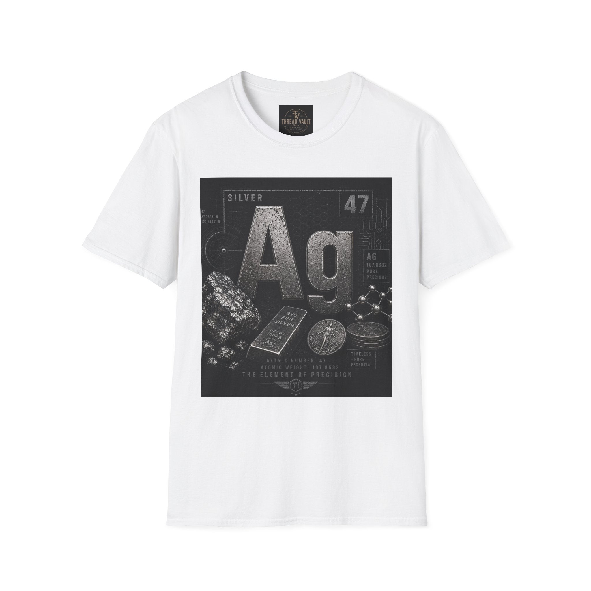Silver | Element Series TVE-006 | Premium Graphic Tee
