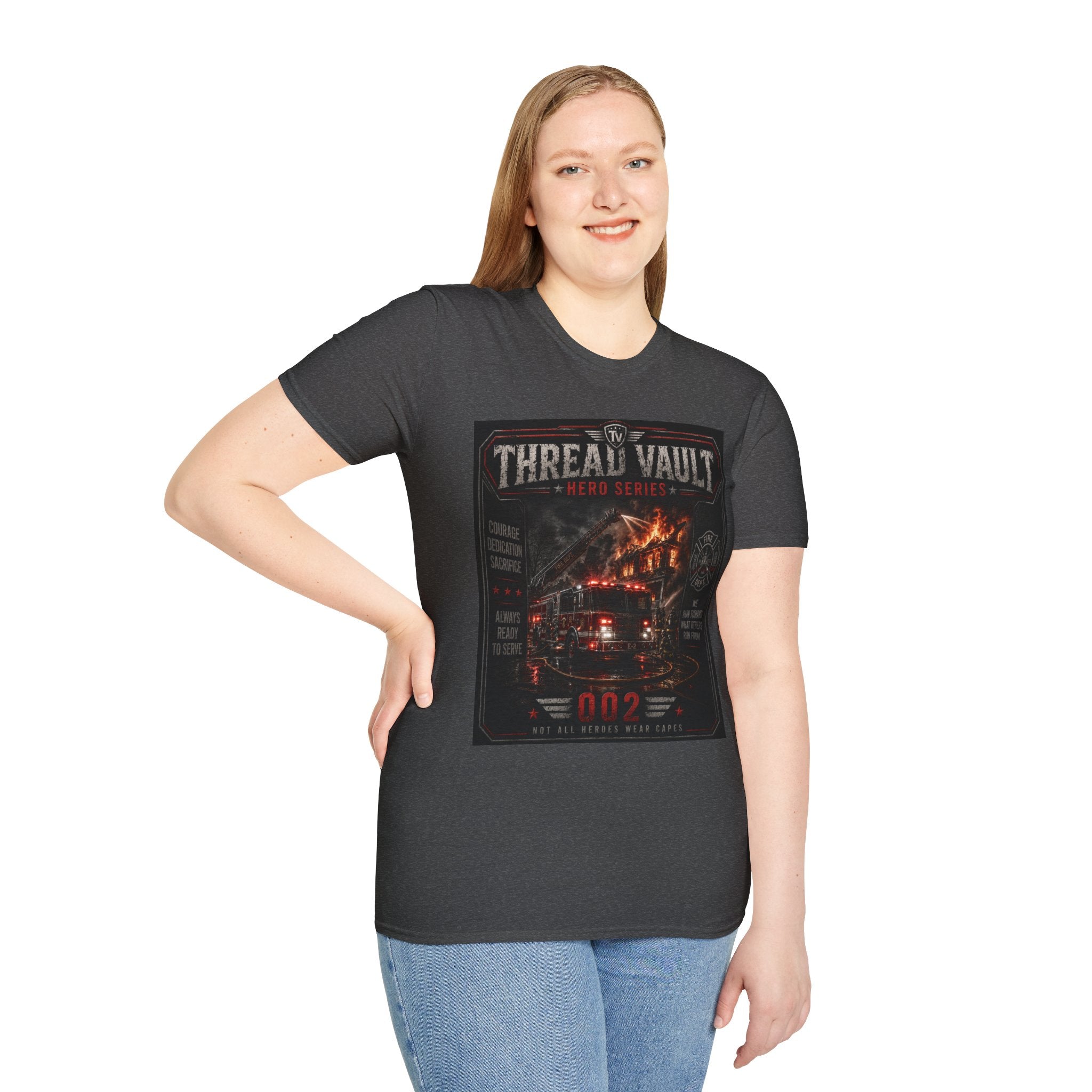 Into the Flames | Hero Series | TVHR-002 | Premium Graphic Tee