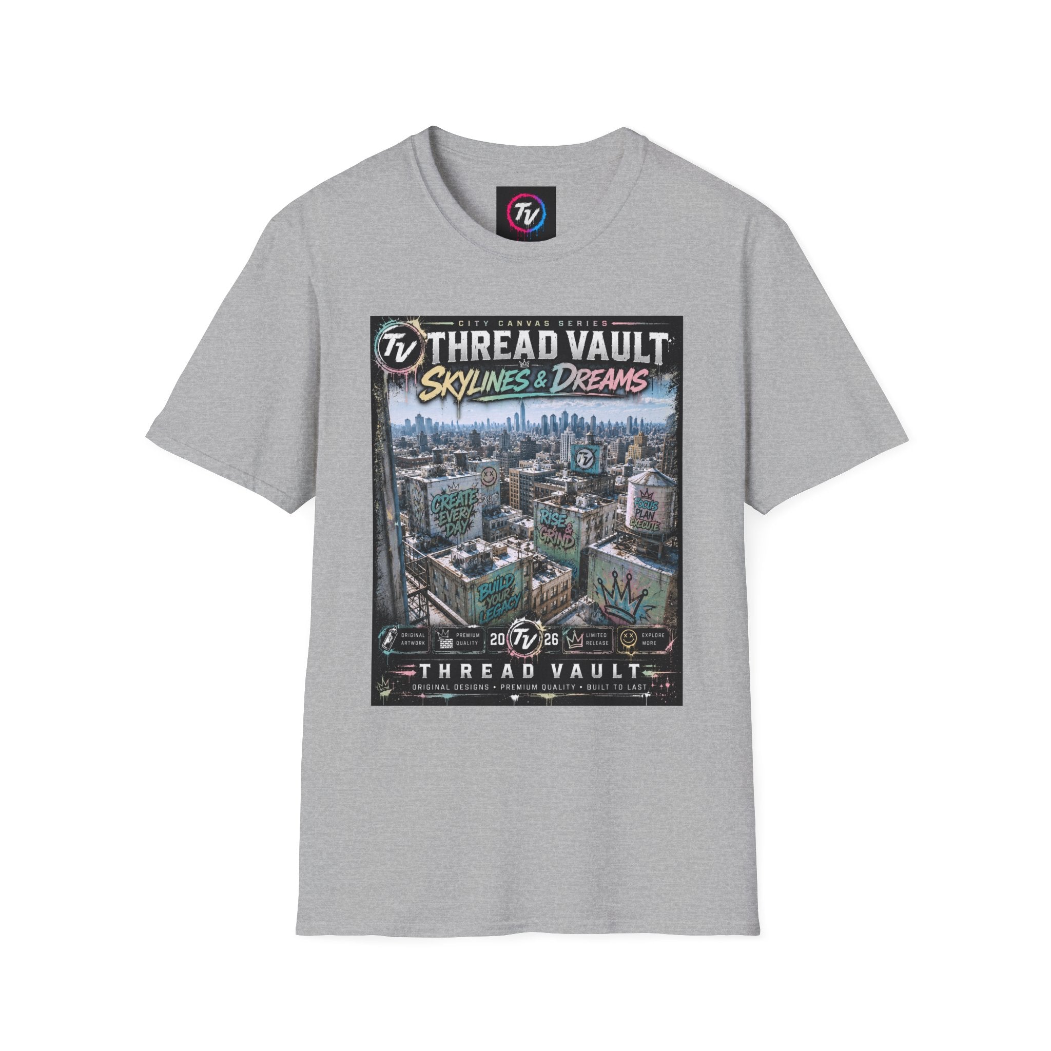 Skylines & Dreams | City Canvas Series | CVC-009 | Premium Graphic Tee