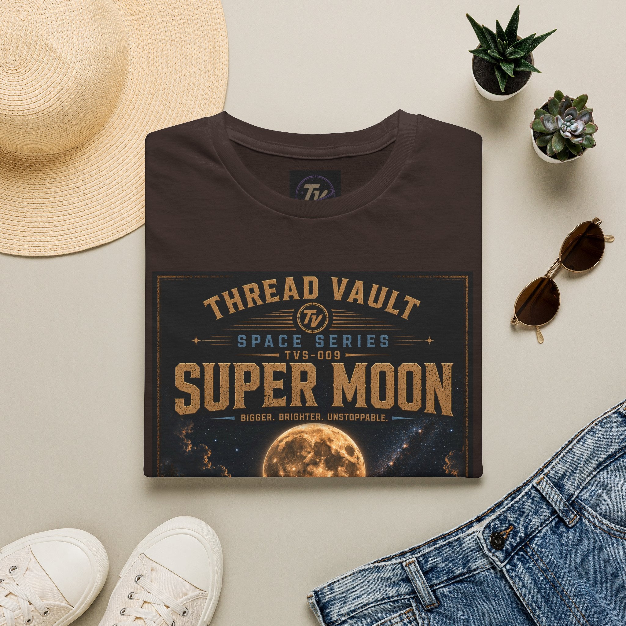 Super Moon | Space Series | TVS-009 | Premium Graphic Tee
