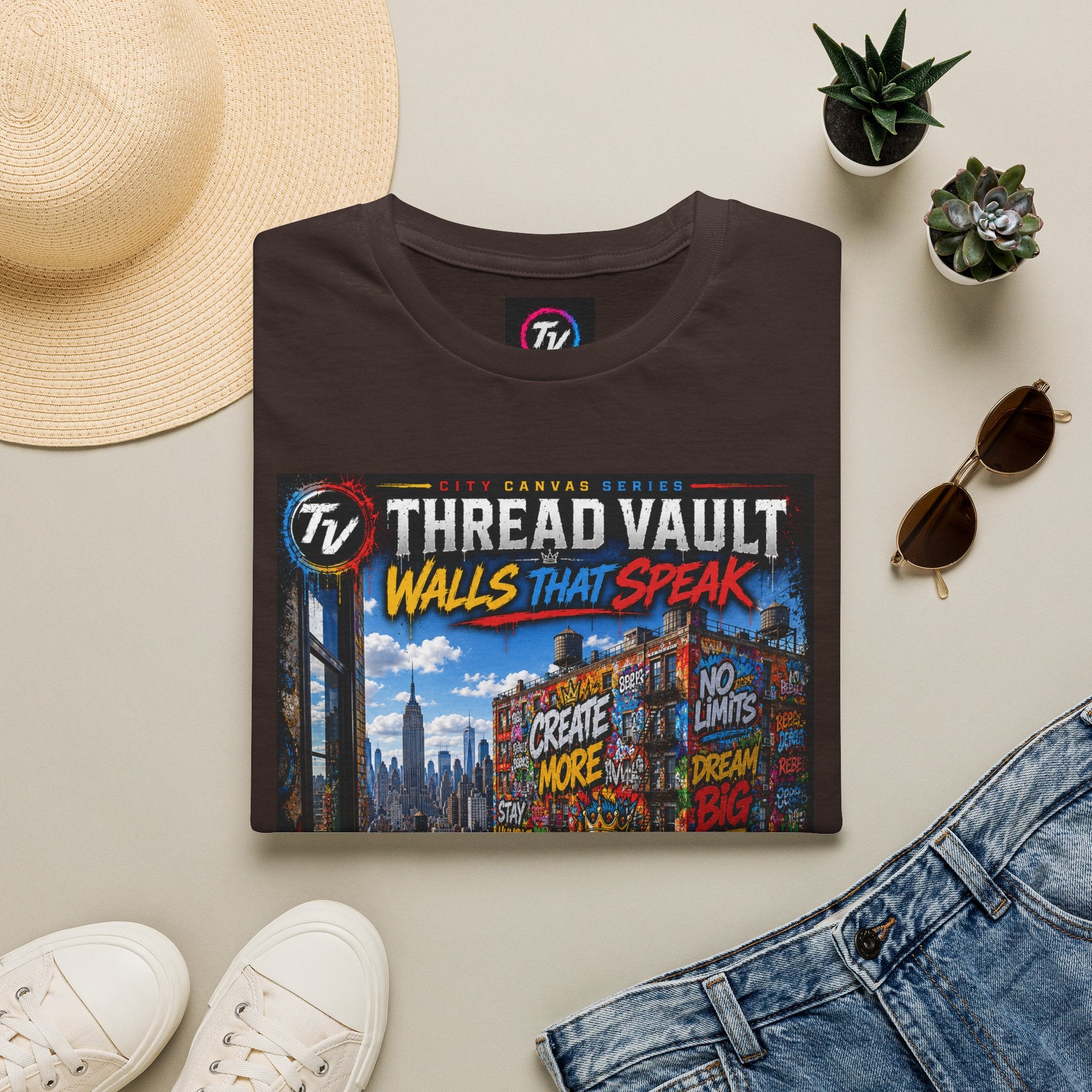 Walls That Speak | City Canvas Series | CVC-010 | Premium Graphic Tee