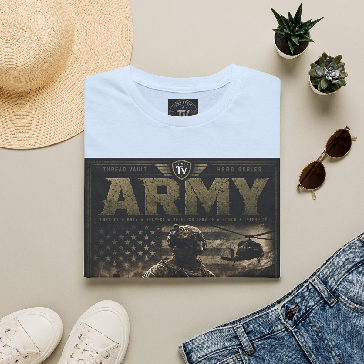 Army / Hero Series / TVH-004 / Premium Graphic Tee