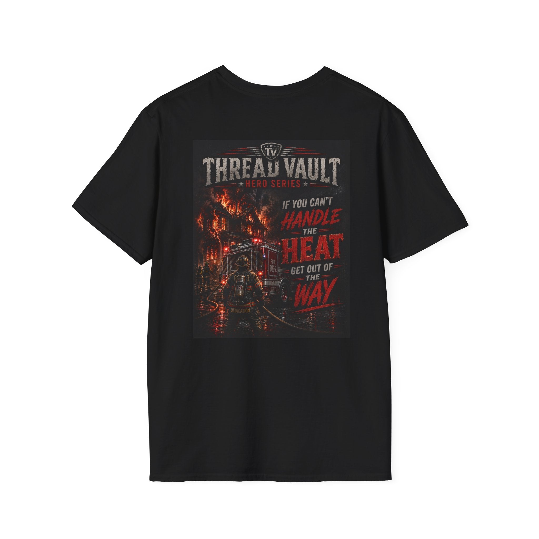 Into the Flames | Hero Series | TVHR-002 | Premium Graphic Tee
