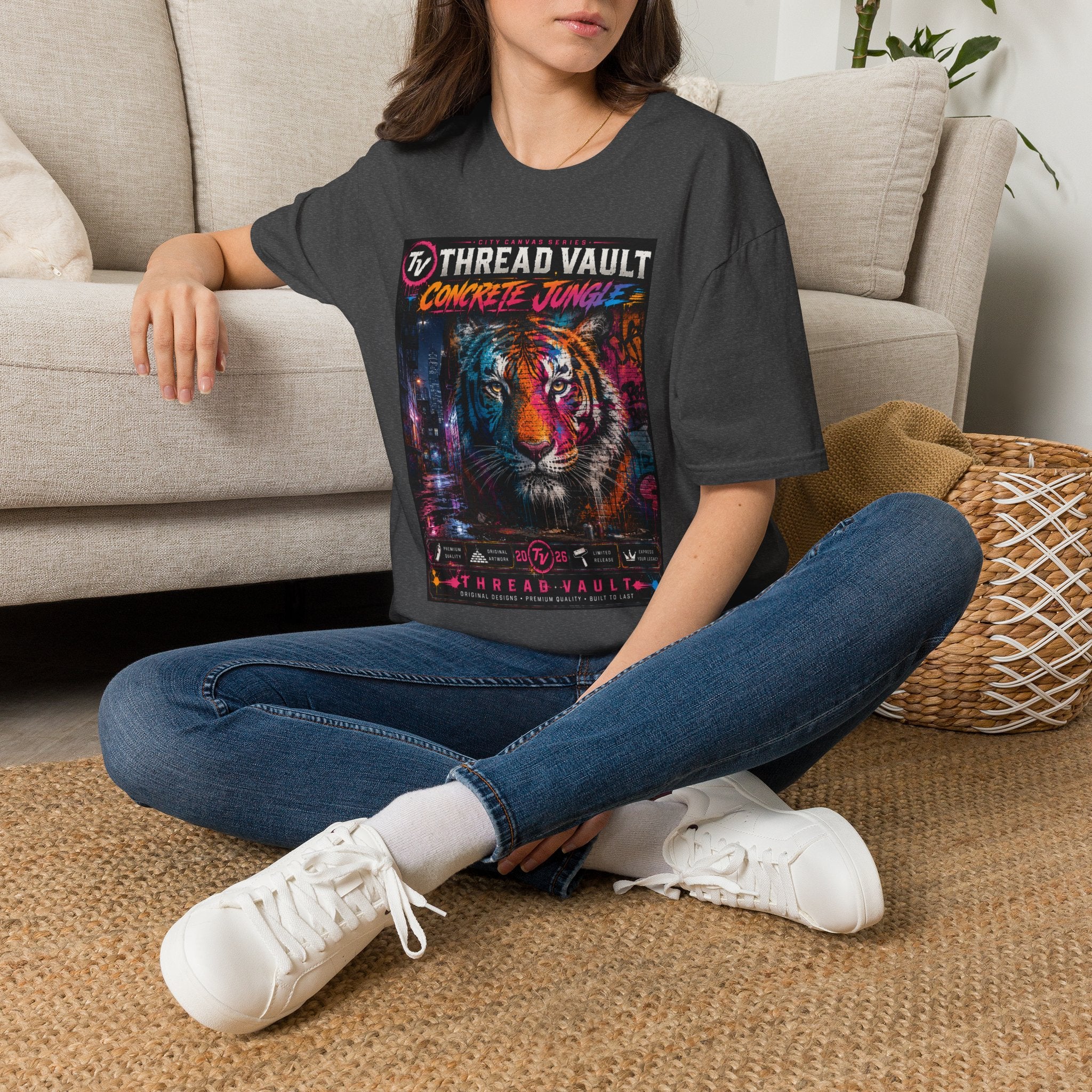 Concrete Jungle | City Canvas Series | CVC-001 | Premium Graphic Tee