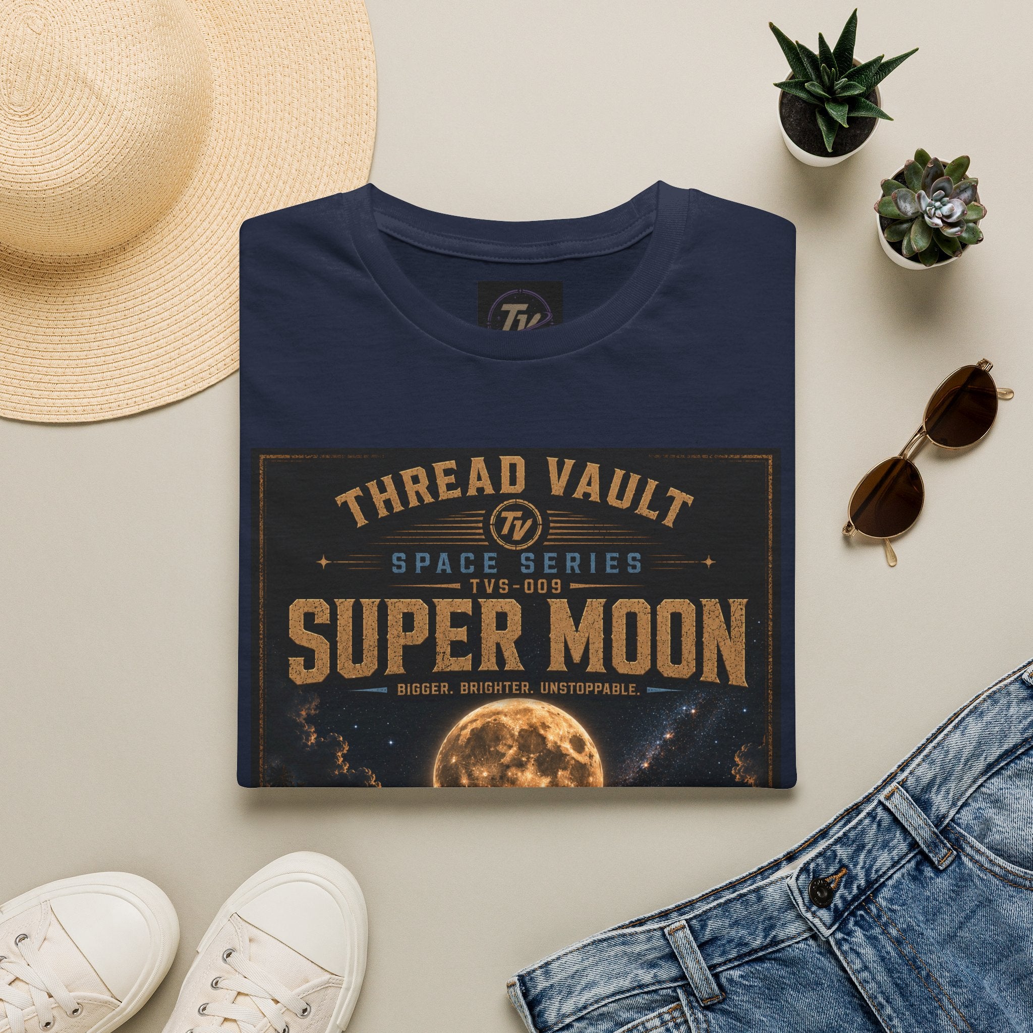Super Moon | Space Series | TVS-009 | Premium Graphic Tee