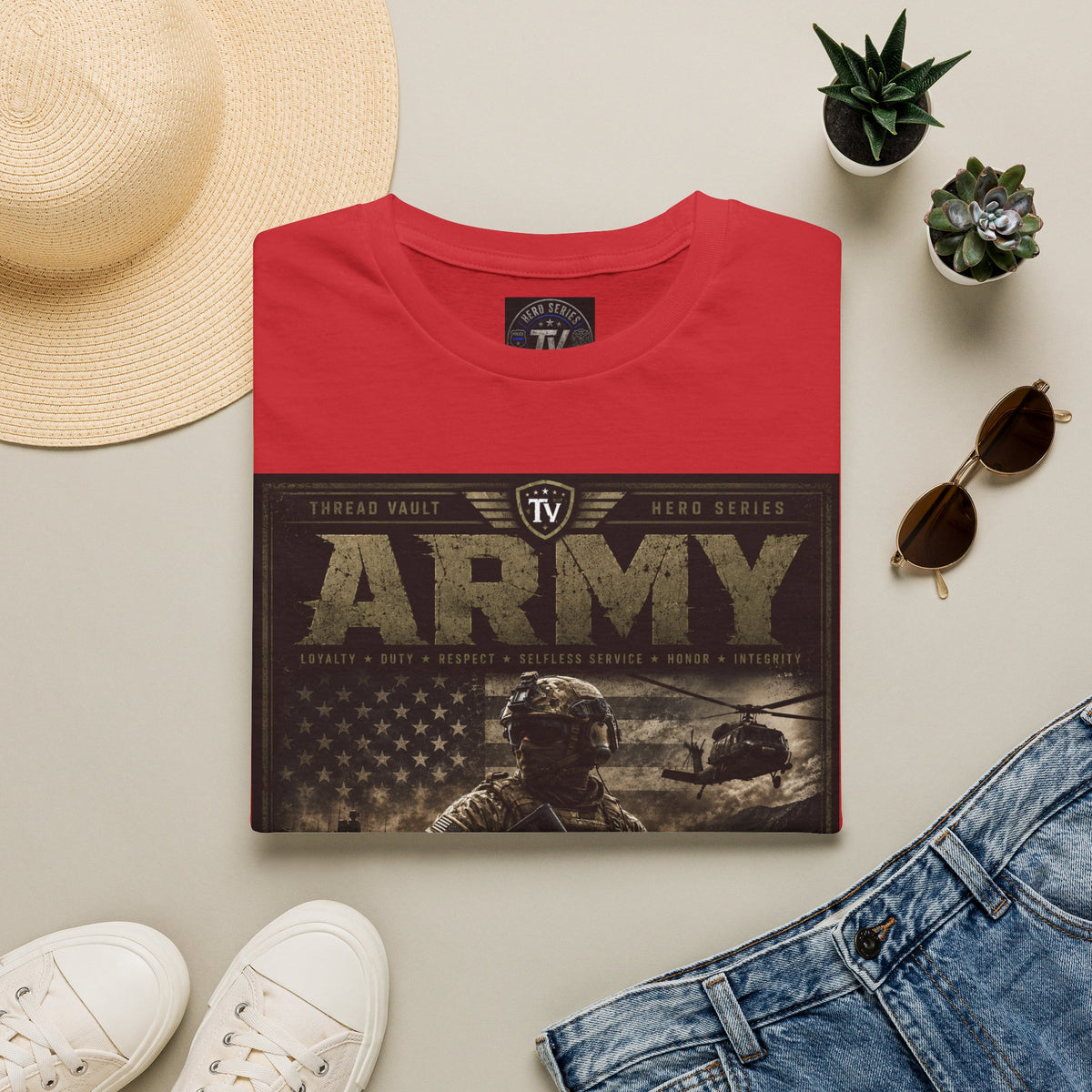 Army / Hero Series / TVH-004 / Premium Graphic Tee