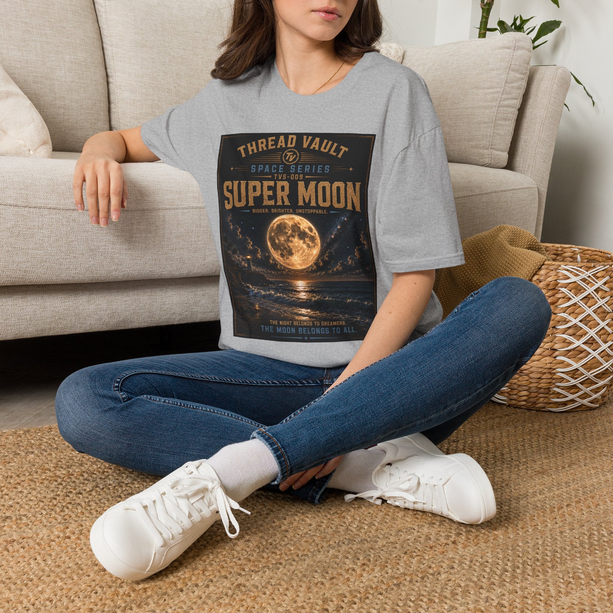 Super Moon | Space Series | TVS-009 | Premium Graphic Tee