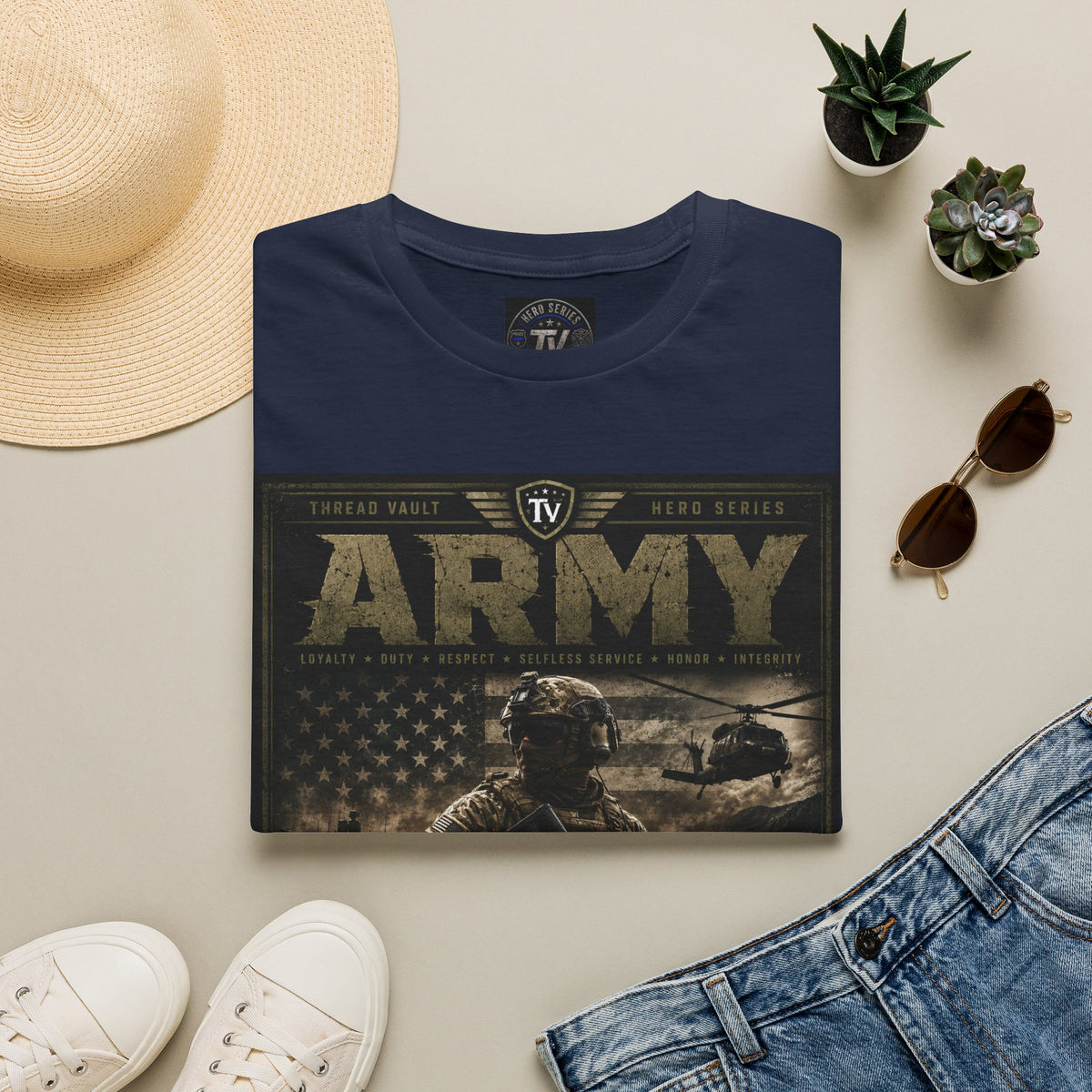 Army / Hero Series / TVH-004 / Premium Graphic Tee