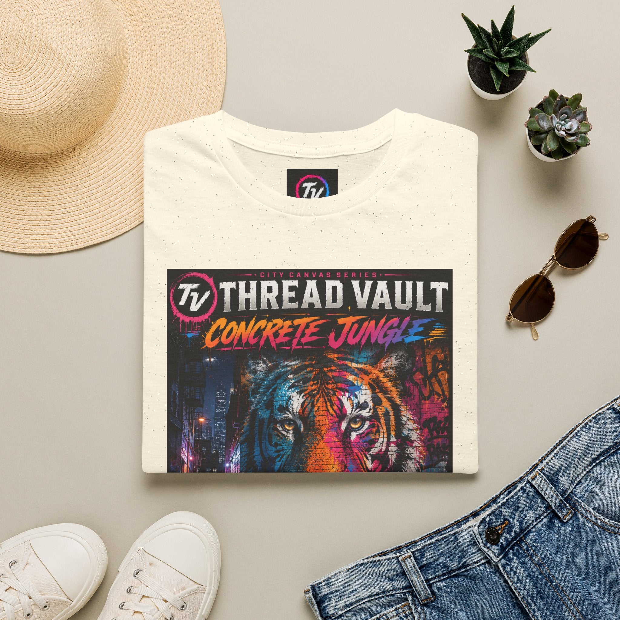 Concrete Jungle | City Canvas Series | CVC-001 | Premium Graphic Tee