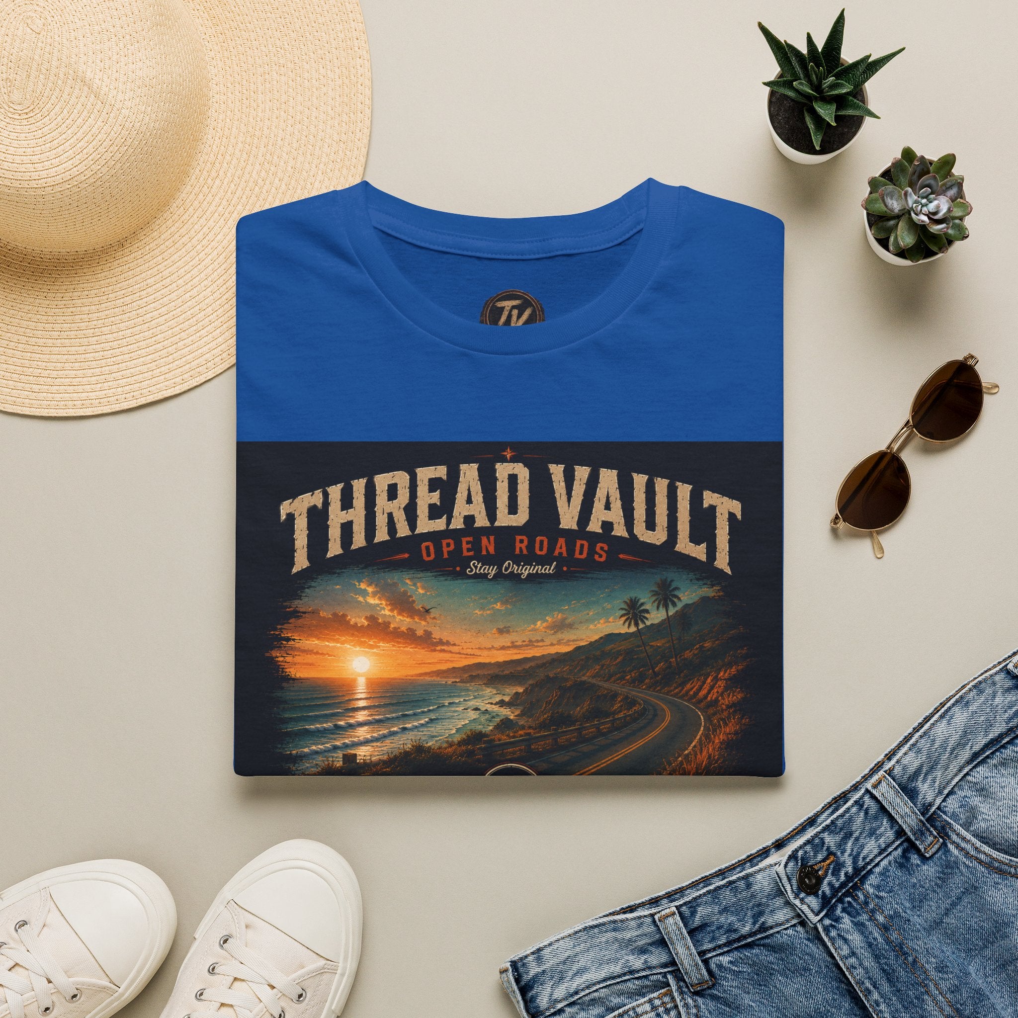 Open Roads | Signature Series | TVC-004 | Premium Graphic Tee