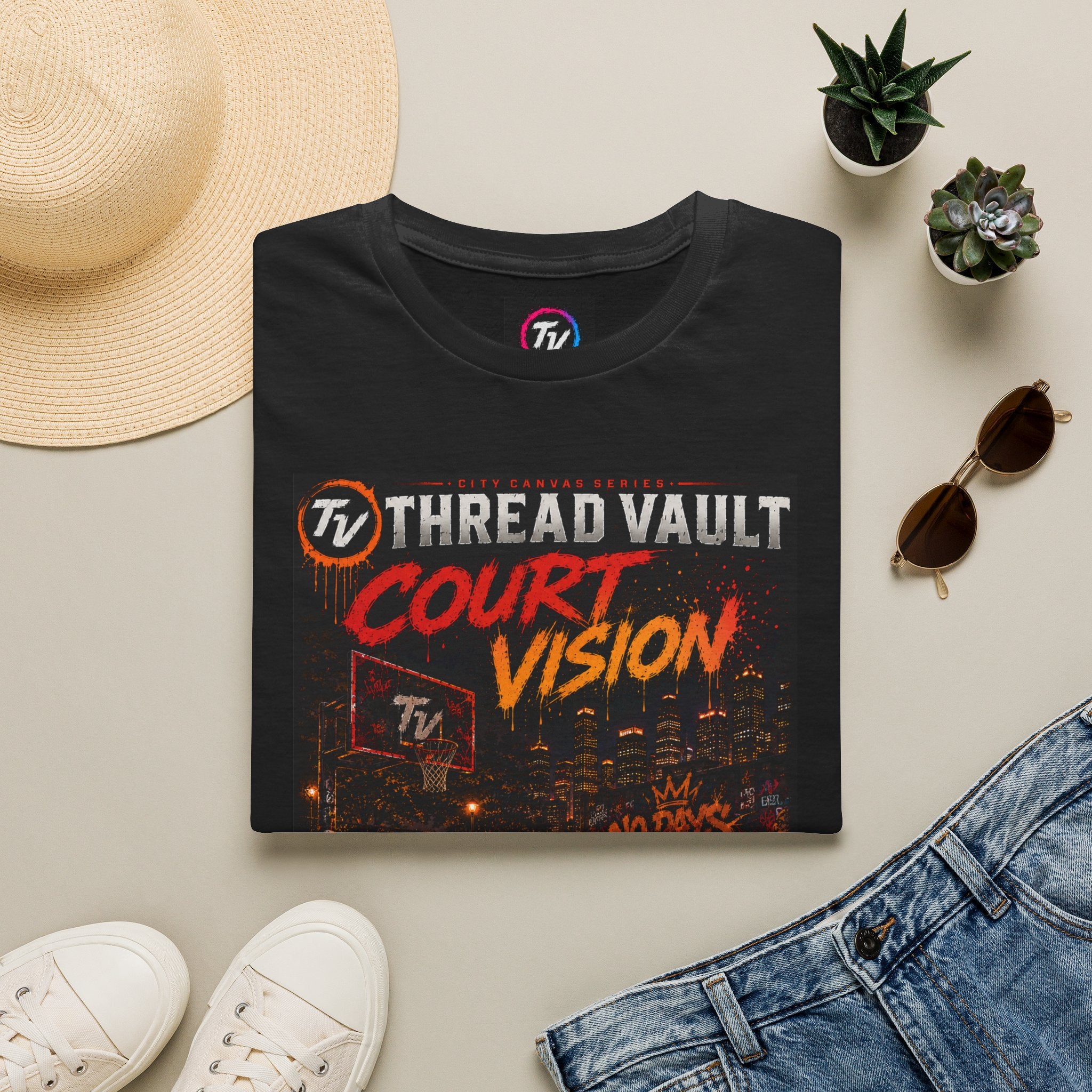 Court Vision | City Canvas Series | CVC-005 | Premium Graphic Tee
