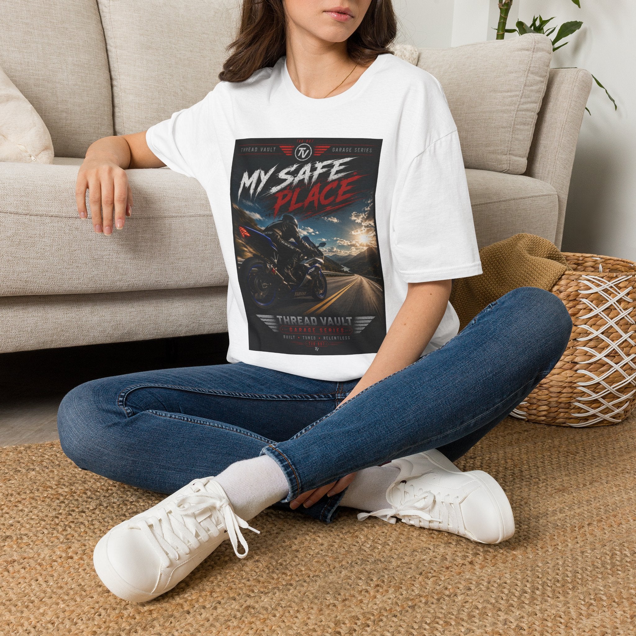 My Safe Place | Garage Series | TVG-007 | Premium Graphic Tee
