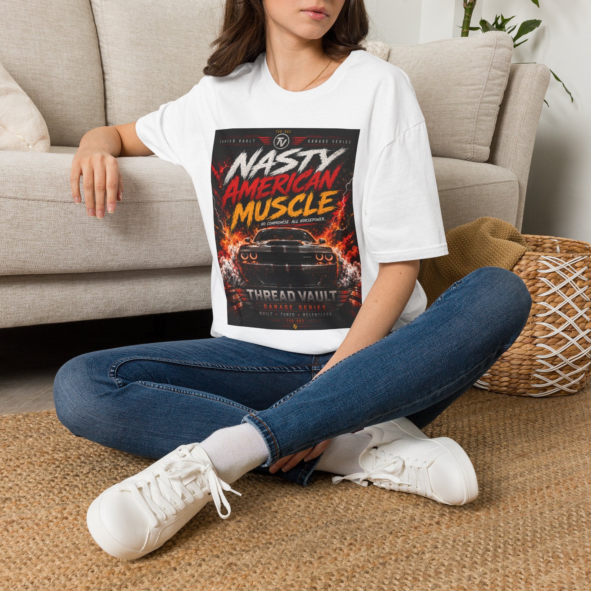 Nasty American Muscle | Garage Series TVG-003 | Premium Graphic Tee