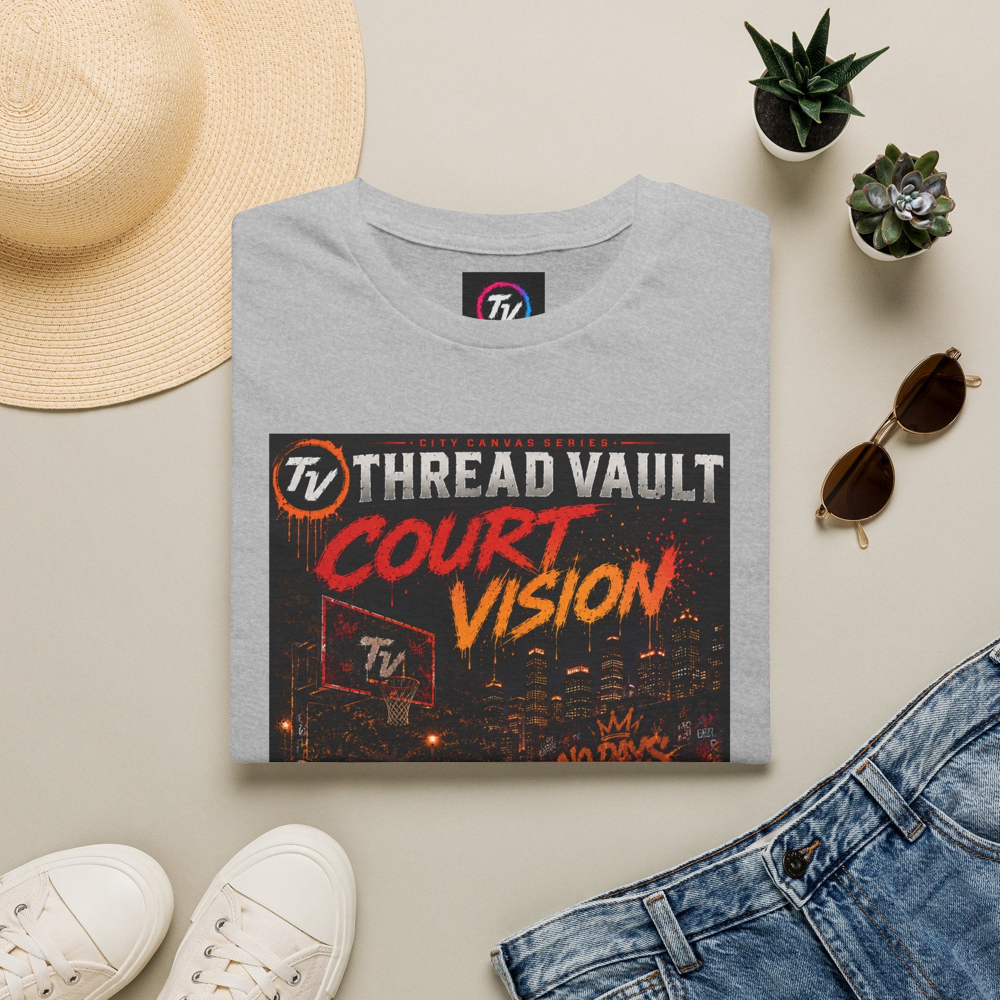 Court Vision | City Canvas Series | CVC-005 | Premium Graphic Tee