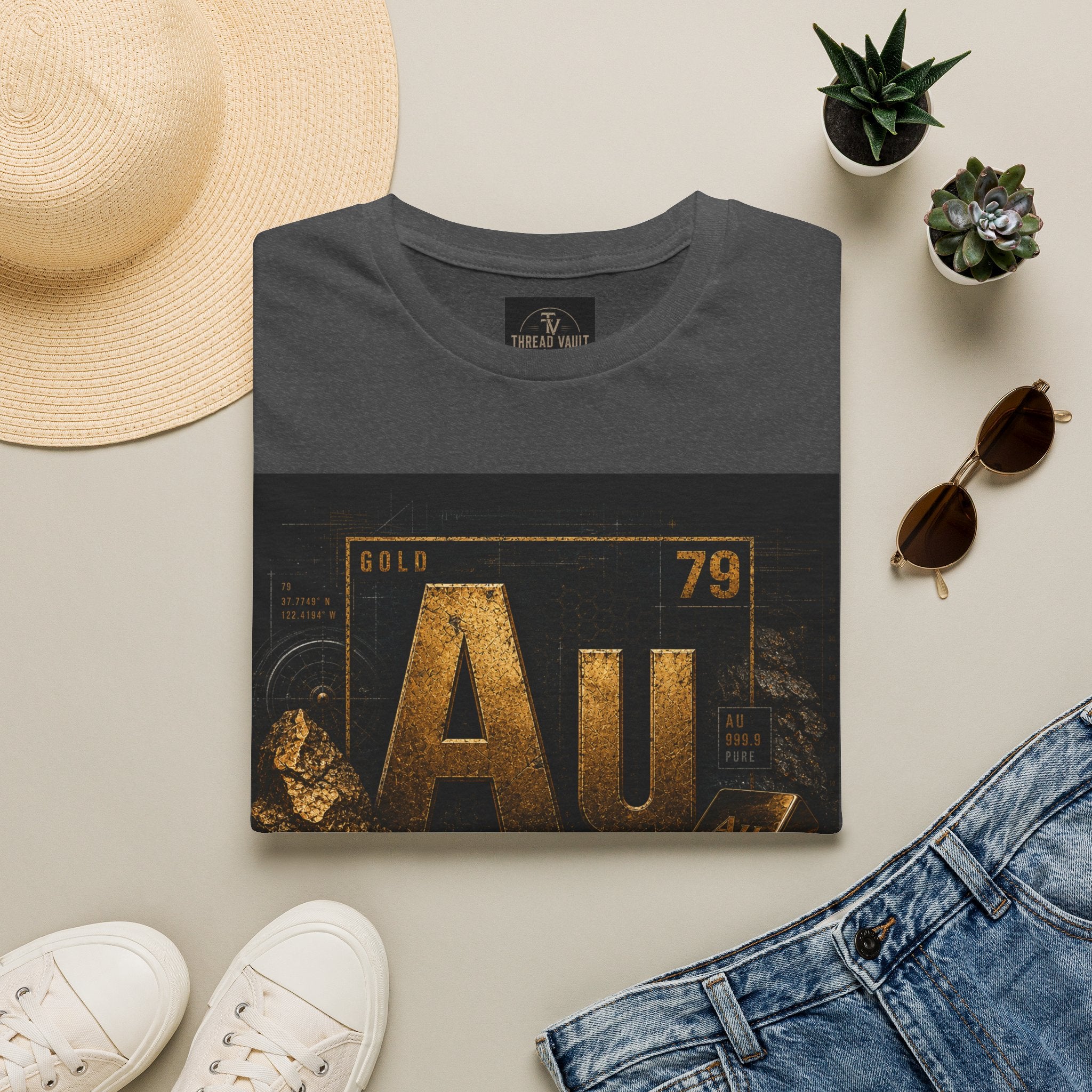 Gold | Element Series TVE-004 | Premium Graphic Tee