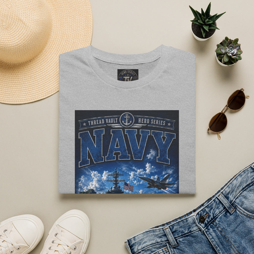 NAVY / HERO SERIES / TVH-005 / PREMIUM GRAPHIC TEE