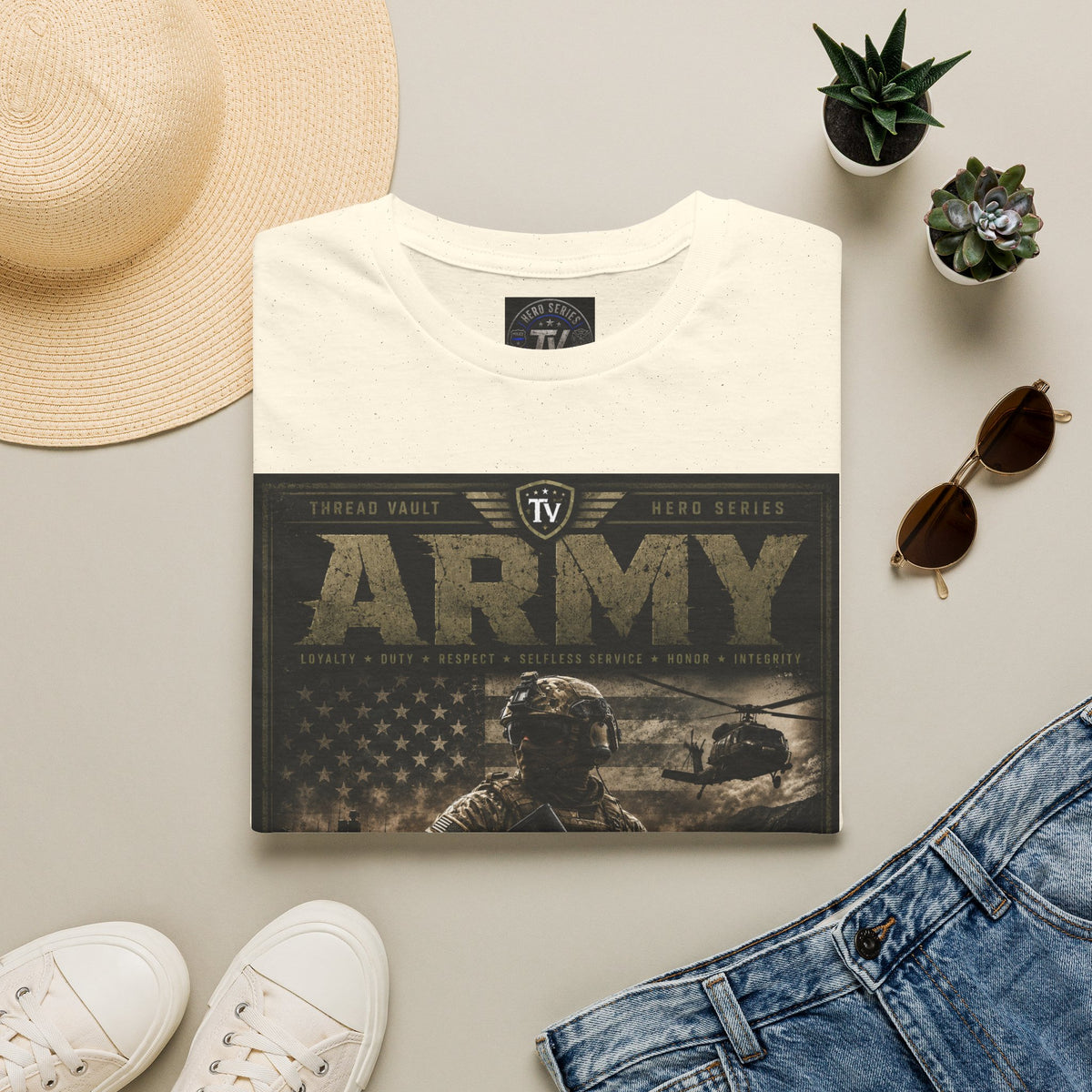 Army / Hero Series / TVH-004 / Premium Graphic Tee