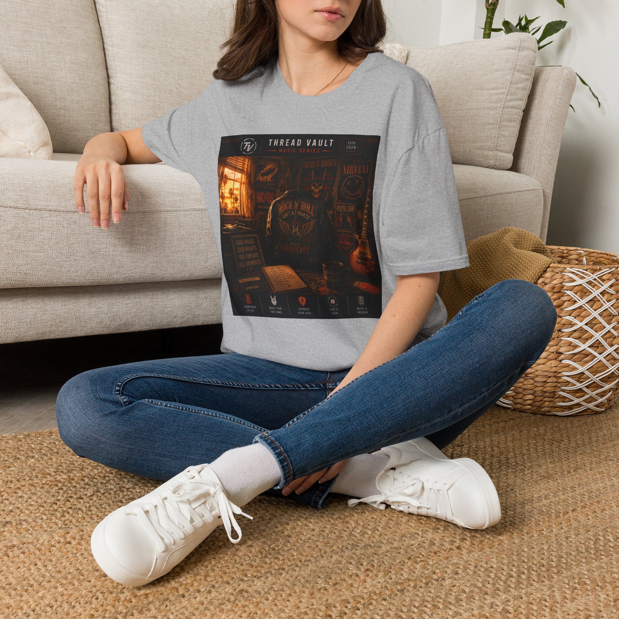 Long Live Rock & Roll | Music Series | TVM-003 | Premium Graphic Tee