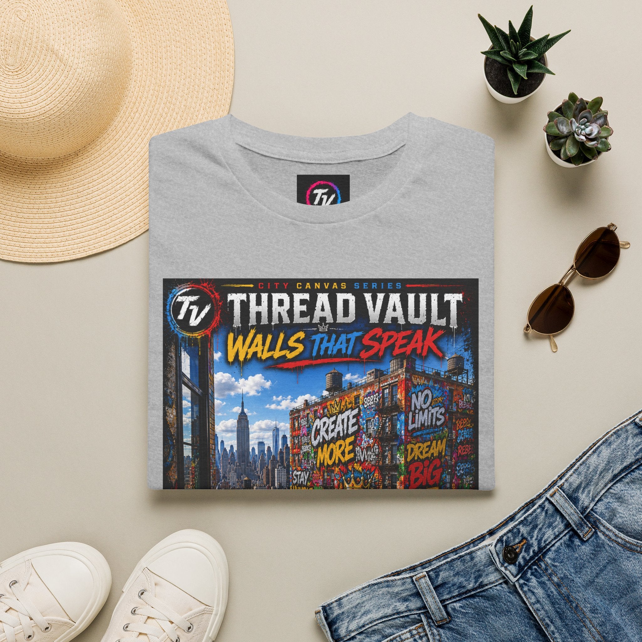 Walls That Speak | City Canvas Series | CVC-010 | Premium Graphic Tee