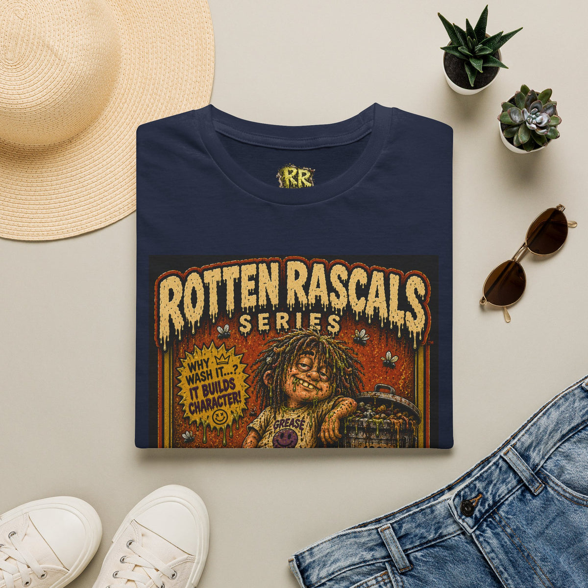 Greasy Greg | Rotten Rascals Series | RR-003 | Premium Graphic Tee