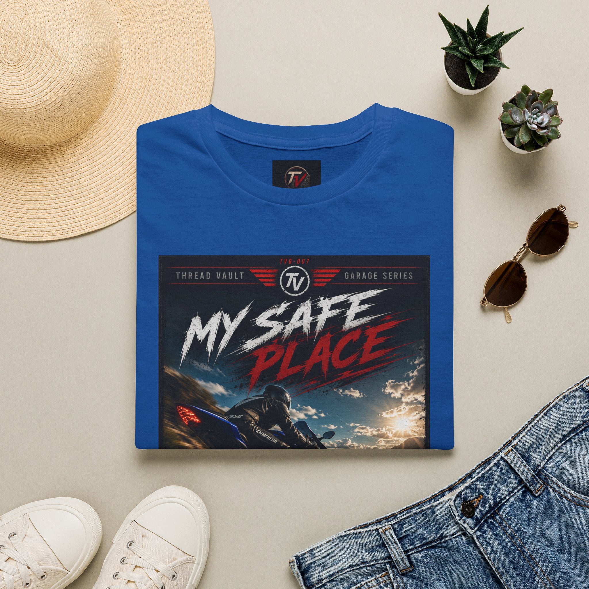 My Safe Place | Garage Series | TVG-007 | Premium Graphic Tee