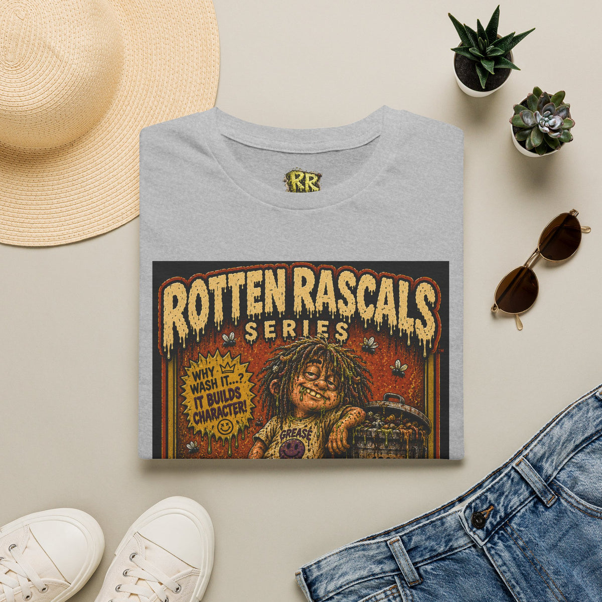 Greasy Greg | Rotten Rascals Series | RR-003 | Premium Graphic Tee