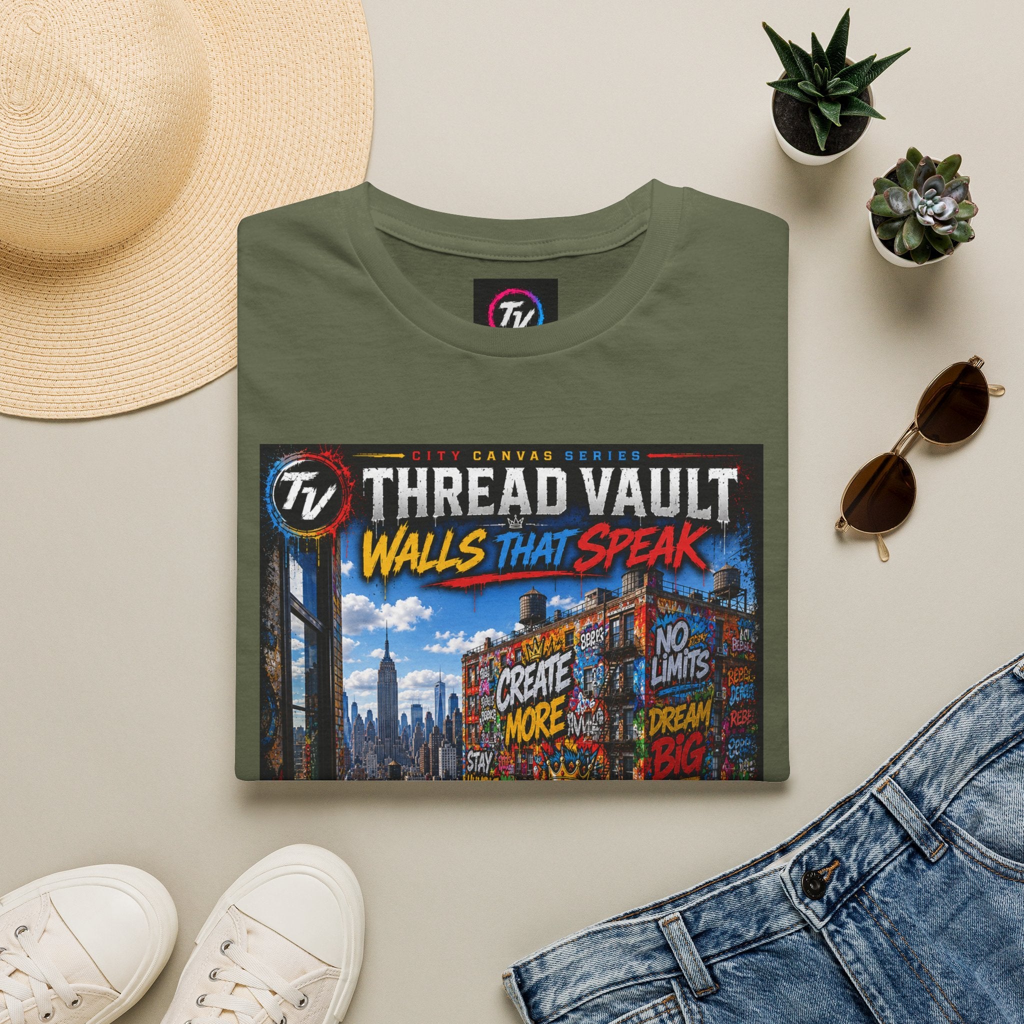 Walls That Speak | City Canvas Series | CVC-010 | Premium Graphic Tee