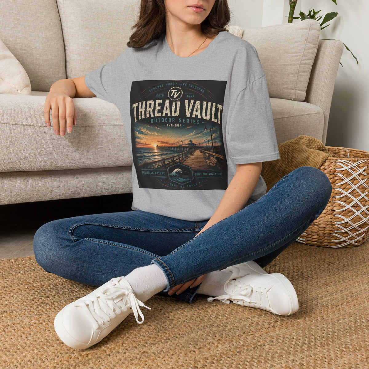 Boardwalk Sunset | Outdoor Series | TVO-004 | Premium Graphic Tee