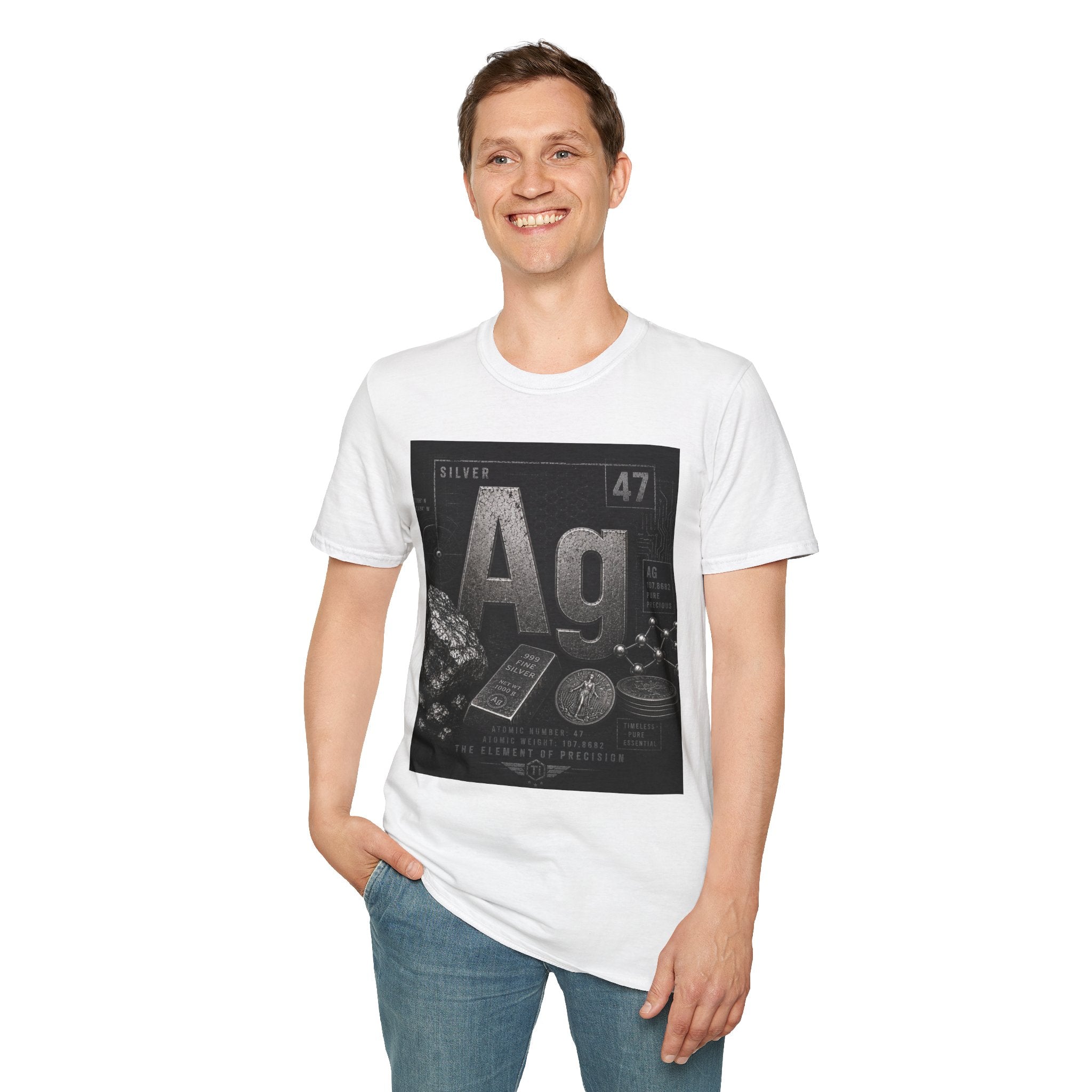 Silver | Element Series TVE-006 | Premium Graphic Tee