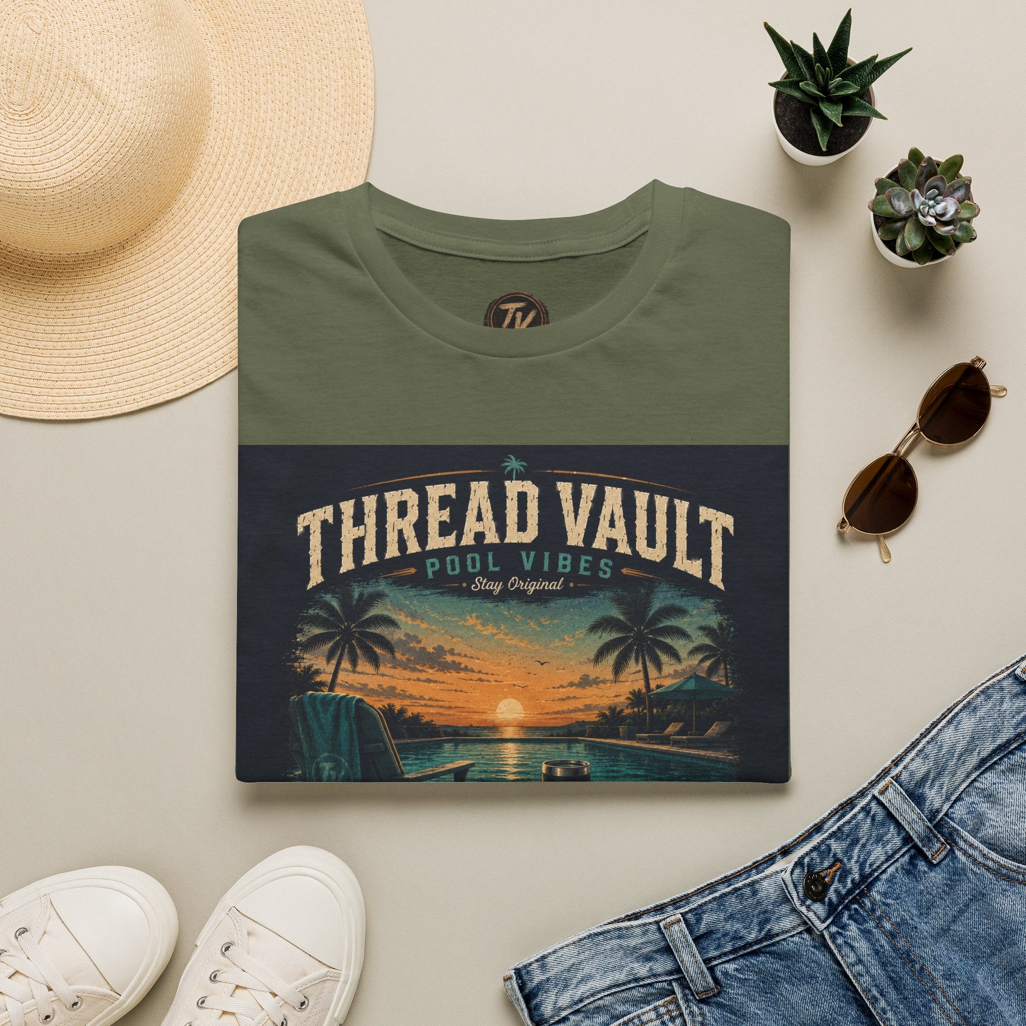Pool Vibes | Signature Series | TVC-005 | Premium Graphic Tee